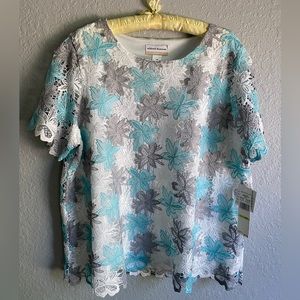 Alfred Dunner Woman’s Plus 18W Lace Top